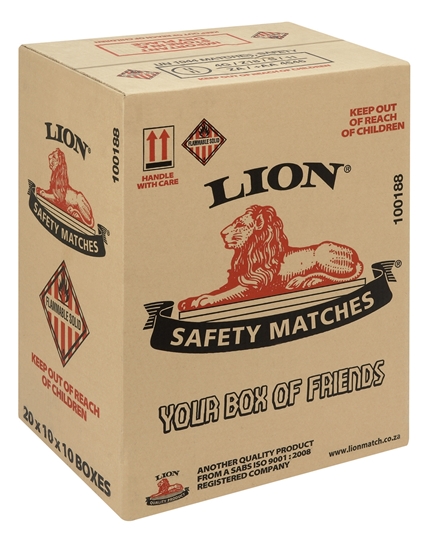 Picture of Lion Single Matches Pack 10 x 1s