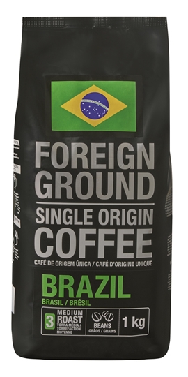 Picture of Foreign Ground Brazil Coffee Beans Pack 1kg