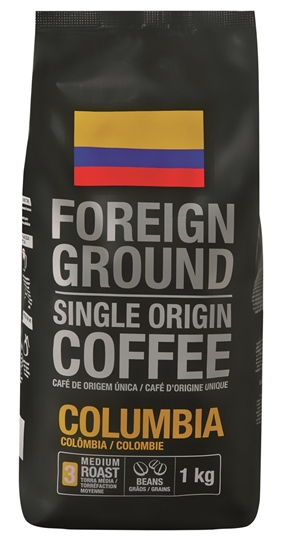 Picture of Foreign Ground Columbia Coffee Beans Pack 1kg