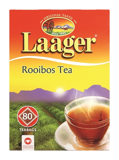 Picture of Laager Rooibos Tagless Teabags Pack 80s