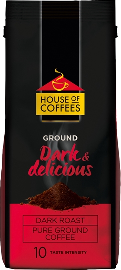 Picture of House of Coffees Espresso Ground Coffee Pouch 250g