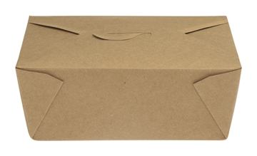 Picture of Bio-Degradeable Lunch Box Kraft Medium 1300ml 300s