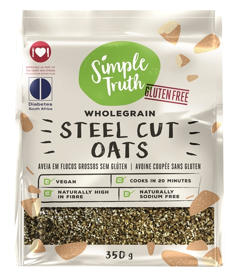 Picture of Simple Truth Steel Cut Oats Porridge Pack 350g