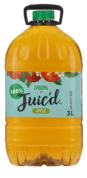 Picture of Darling 100% Fresh Apple Juice Bottle 3l