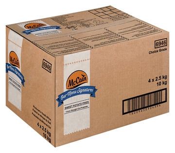 Picture of McCain Frozen Sweet Potato Chips 10mm Box 4 x2.5kg
