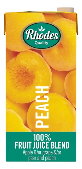 Picture of Rhodes Peach 100% Juice Pack 1l