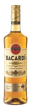 Picture of Bacardi Gold Carta Oro Rum Bottle 750ml