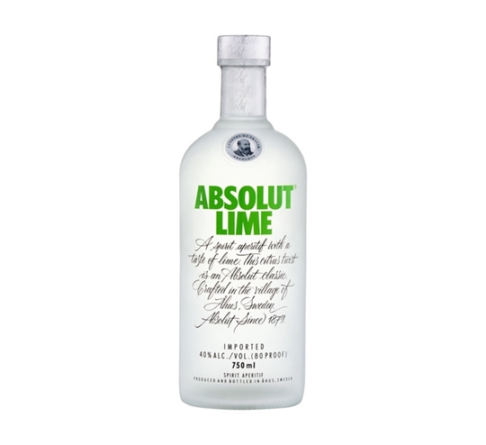 Picture of Absolut Lime Vodka Bottle 750ml