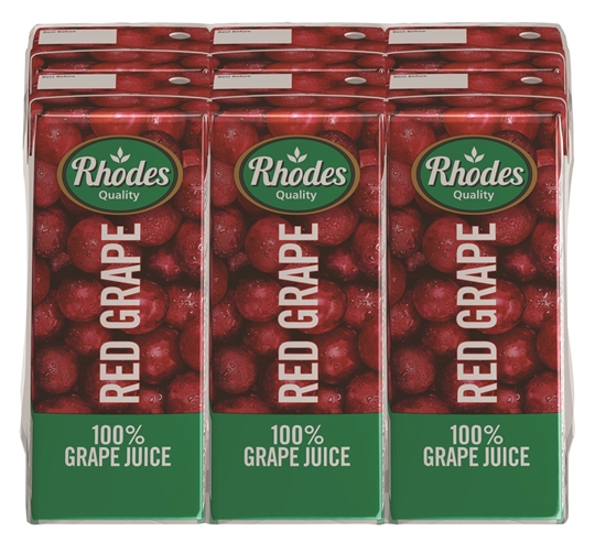 Picture of Rhodes Red Grape Juice Pack 6 x 200ml
