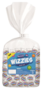 Picture of Baxtons Mint Wizzies Sweets Bag 1200