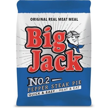 Picture of Big Jack Frozen Pepper Steak Pie Box 24s