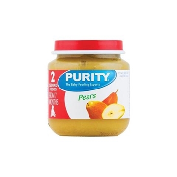 Picture of Purity Pears 2nd Baby Food Pack 6 x 125ml