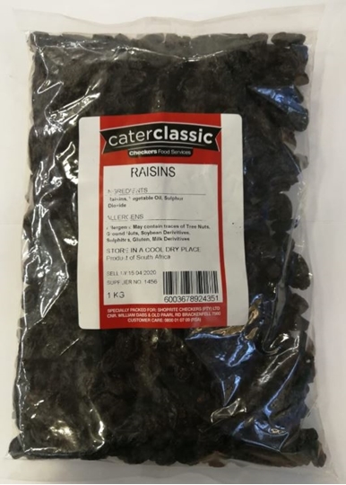 Picture of Caterclassic Medium Seedless Dried Raisins 1kg