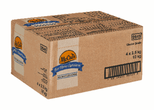 Picture of McCain Frozen Skin On Potato Wedges Box 4 x 2.5kg
