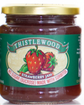 Picture of Thistlewood Diabetic Strawberry Jam Jar 310g