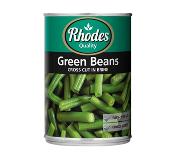 Picture of Rhodes Cross Cut Green Beans In Brine 410g