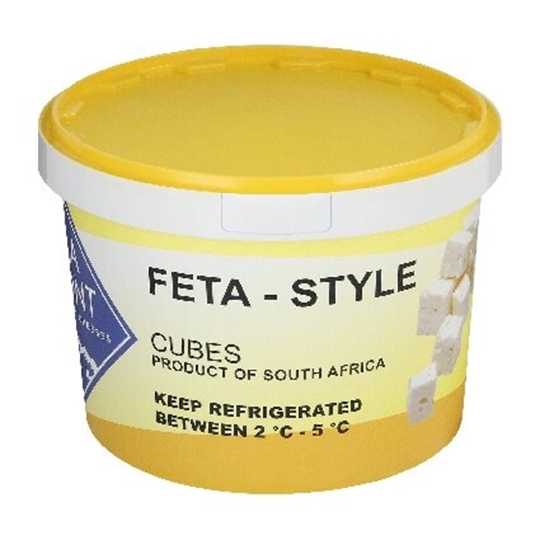 Picture of La Mont Traditional Feta Cheese Cubes Bucket 3kg