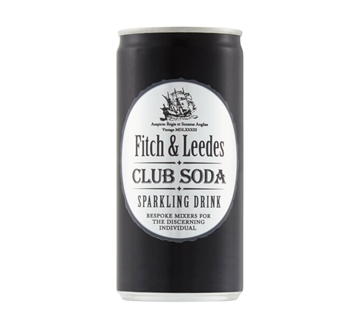 Picture of Fitch & Leedes Club Soda Can 6 x 200ml