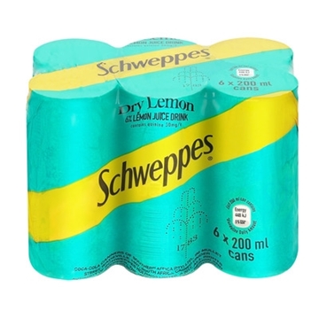 Picture of SOFT DRNK SCHWEPPES 24 x 200ML, DRY LEM