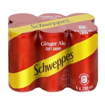 Picture of SOFT DRNK SCHWEPPES 24 x 200ML, GING ALE