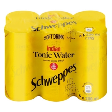 Picture of SOFT DRNK SCHWEPPES 24 x 200ML, TONIC