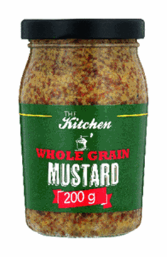 Picture of The Kitchen Wholegrain Mustard Jar 200g