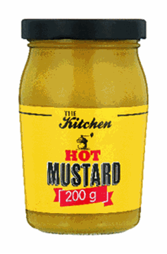 Picture of The Kitchen Hot Mustard Jar 200g