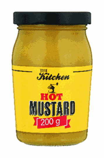 Picture of The Kitchen Hot Mustard Jar 200g