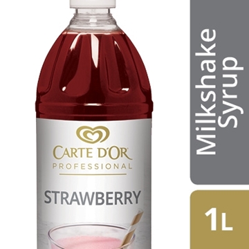 Picture of Carte D'or Strawberry Milkshake Syrup Bottle 1l