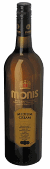 Picture of Monis Medium Cream Sherry Bottle 750ml
