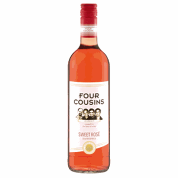 Picture of Four Cousins Natural Sweet Rose Bottle 750ml