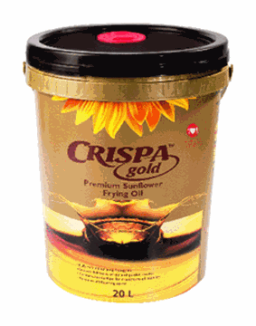 Picture of Gold Crispa Sunflower Cooking Oil Drum 20l