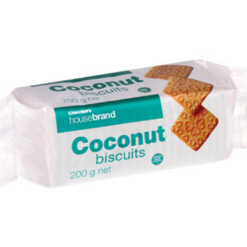 Picture of Checkers Housebrand Coconut Biscuits Pack 200g