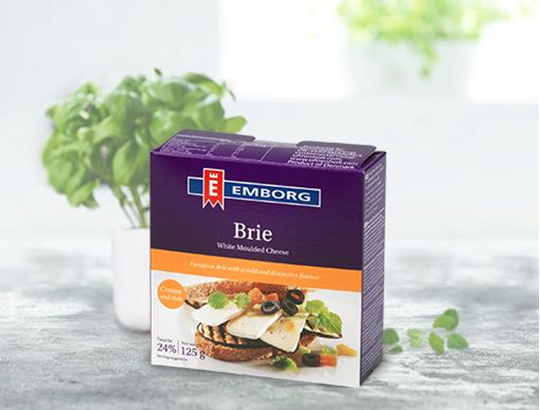 Picture of Emborg Brie Cheese Box 125g