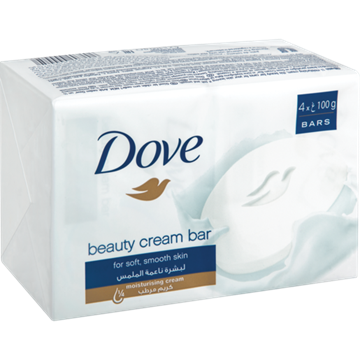 Picture of Dove Beauty Cream Bath Soap 4 x 100g