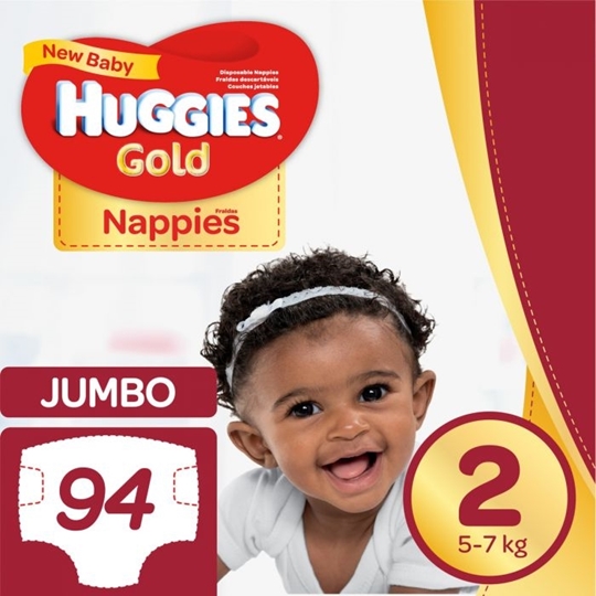 Picture of Huggies Dry Comfort Jumbo Size 2 Diapers 94 Pack