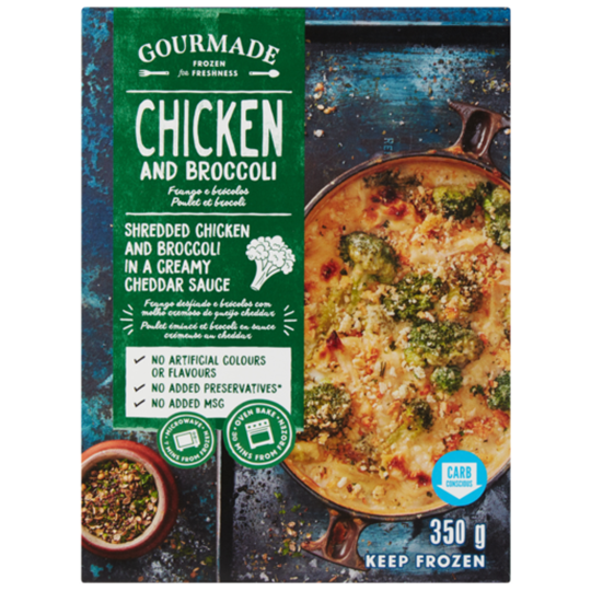 Picture of Gourmade Frozen Chicken Broccoli Ready Meal 350g