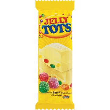 Picture of Beacon Jelly Tots White Slab 24 x 80g Pack