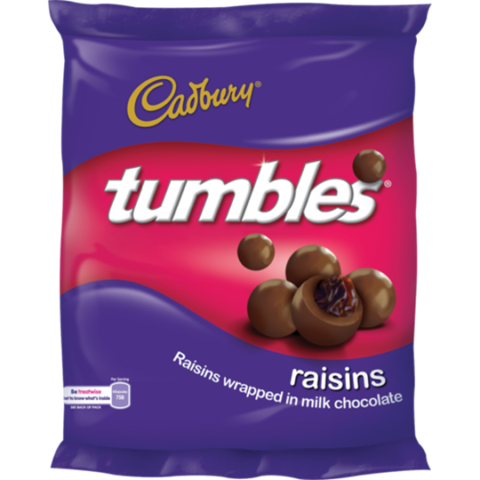 Picture of Tumbles Raisins Chocolate 36 X 65g