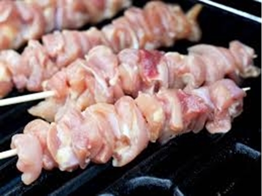 Picture of Frozen Chicken Kebab BL/SL Thigh Meat Cater 4kg