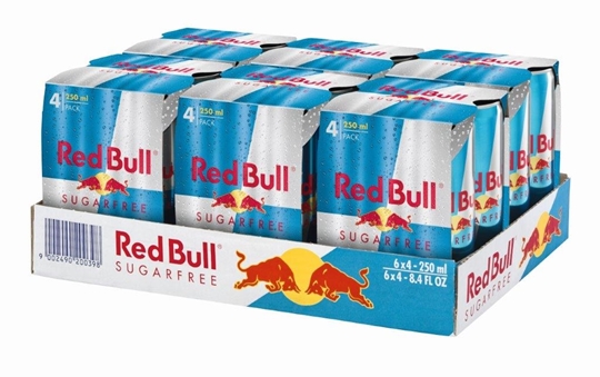 Picture of Red Bull Sugar Free Energy Drink 4 x 250ml