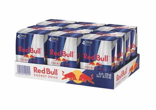 Picture of Red Bull Original Energy Drink Can 4 x 250ml