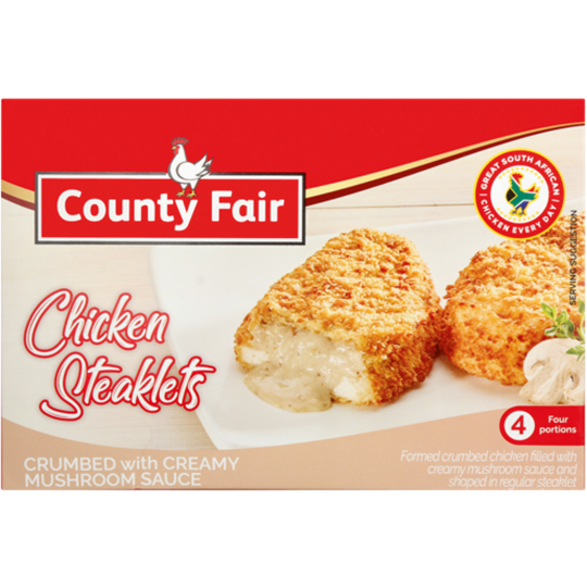 Picture of County Fair Frozen Chicken Steaklet Mushroom 400g
