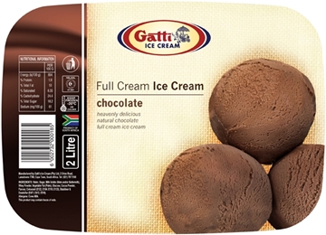 Picture of Gatti Full cream Chocolate Ice Cream 2L
