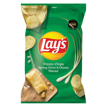 Picture of Lays Spring Onion & Cheese Potato Chips 120g