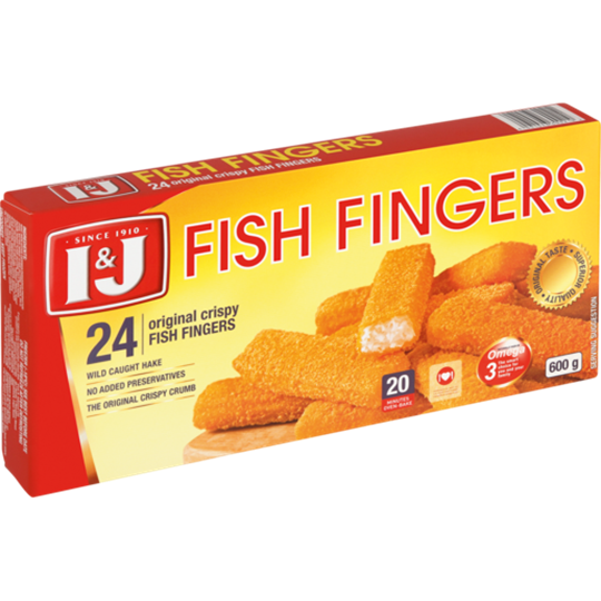 Picture of I&J Original Crispy 24 Piece Fish Fingers 600g