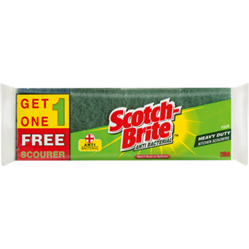 Picture of Scotch-Brite Heavy Duty Anti Bacterial Scourers 4