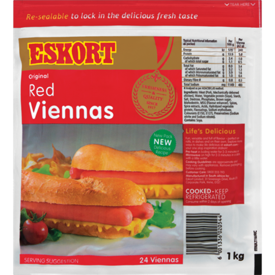 Picture of Eskort Red Viennas 1kg