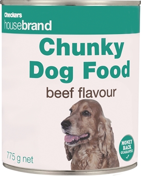 Picture of Checkers Housebrand Dog Food Chunky Beef 775g