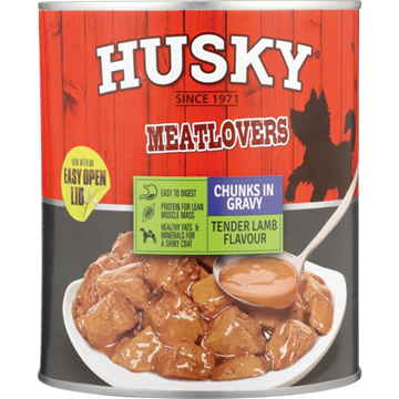 Picture of Husky Chunks In Gravy Lamb Dog Food 775g